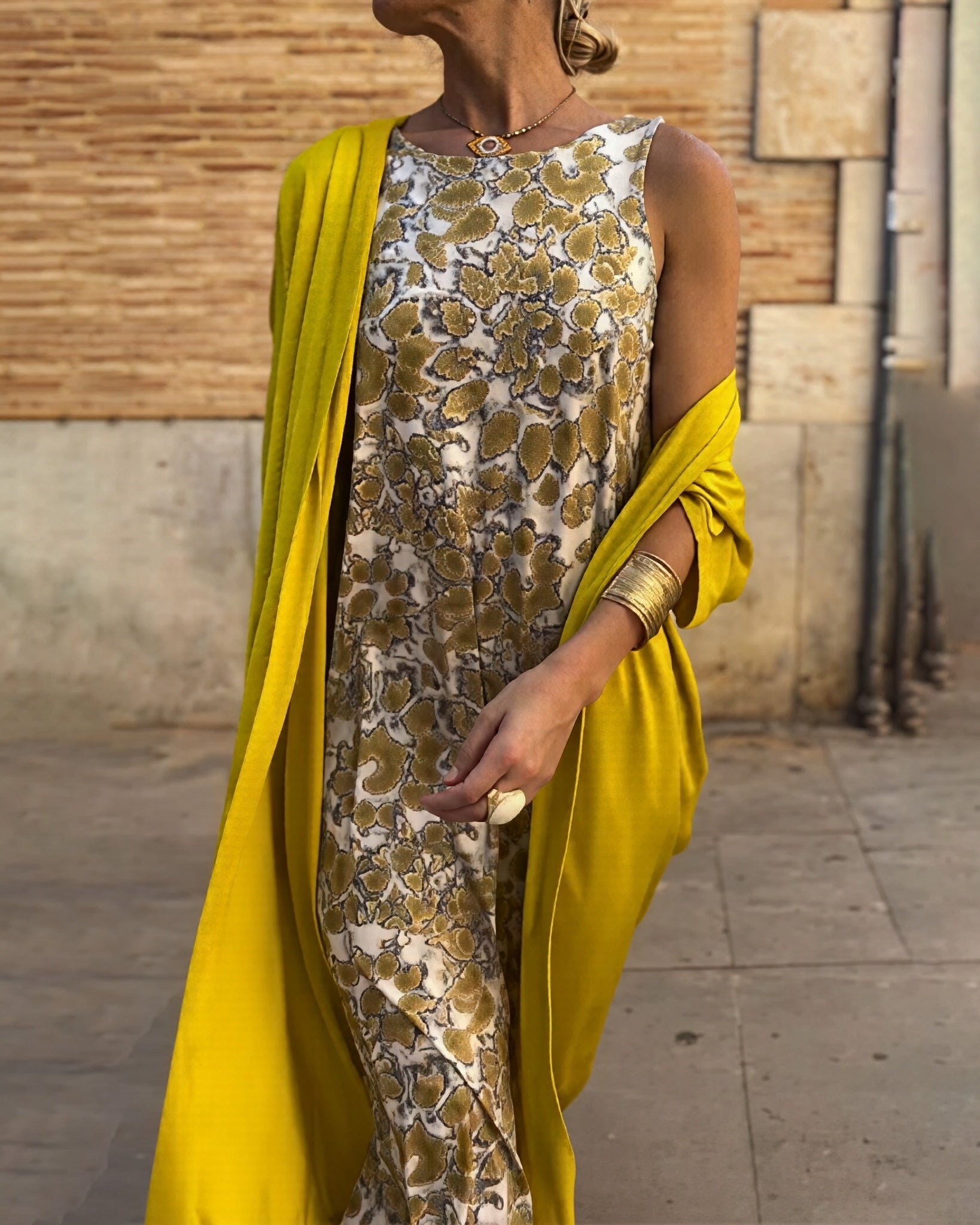 Sophia - Maxivestido para dama con diseño estampado