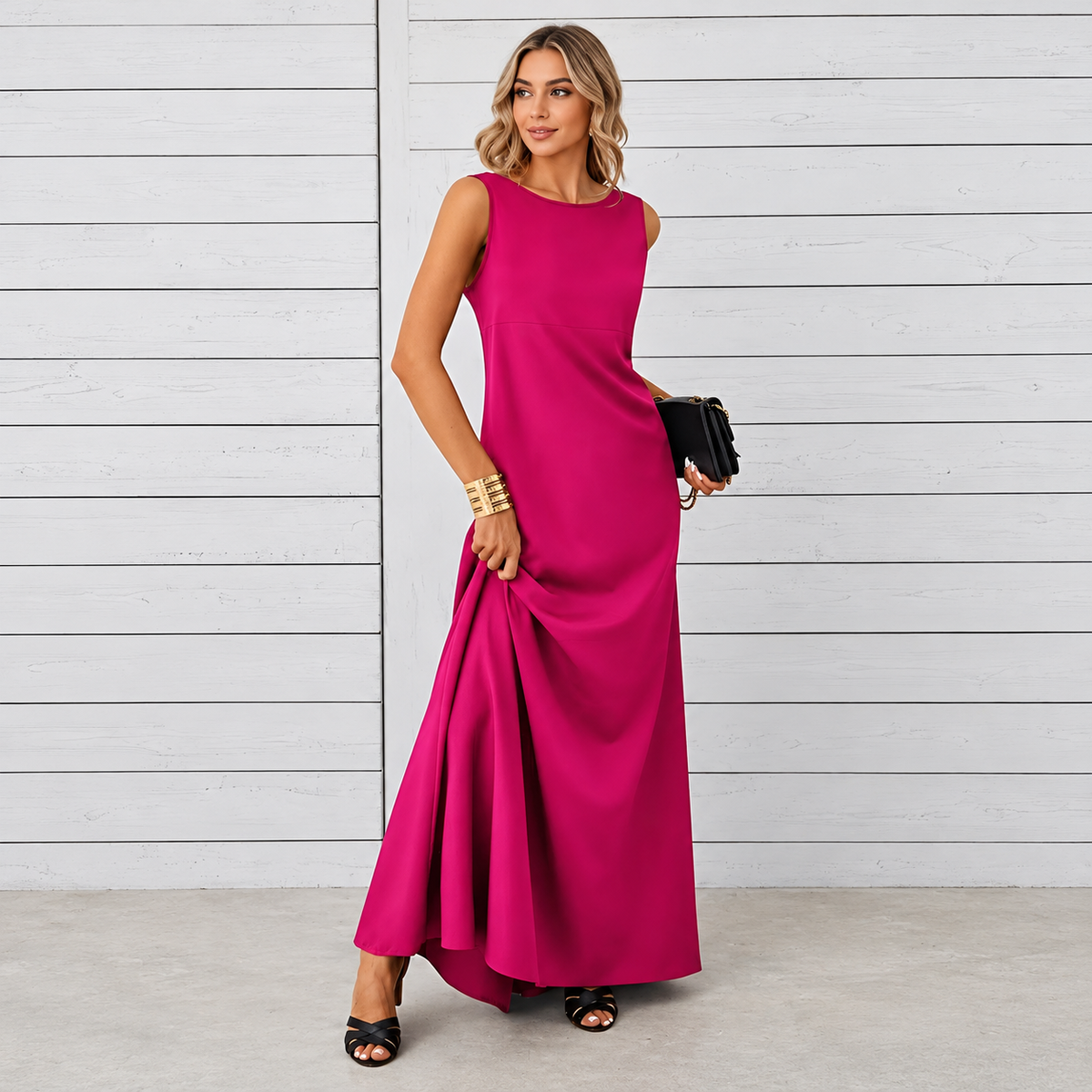 Saranna - Vestido Largo Estiloso para Mujeres
