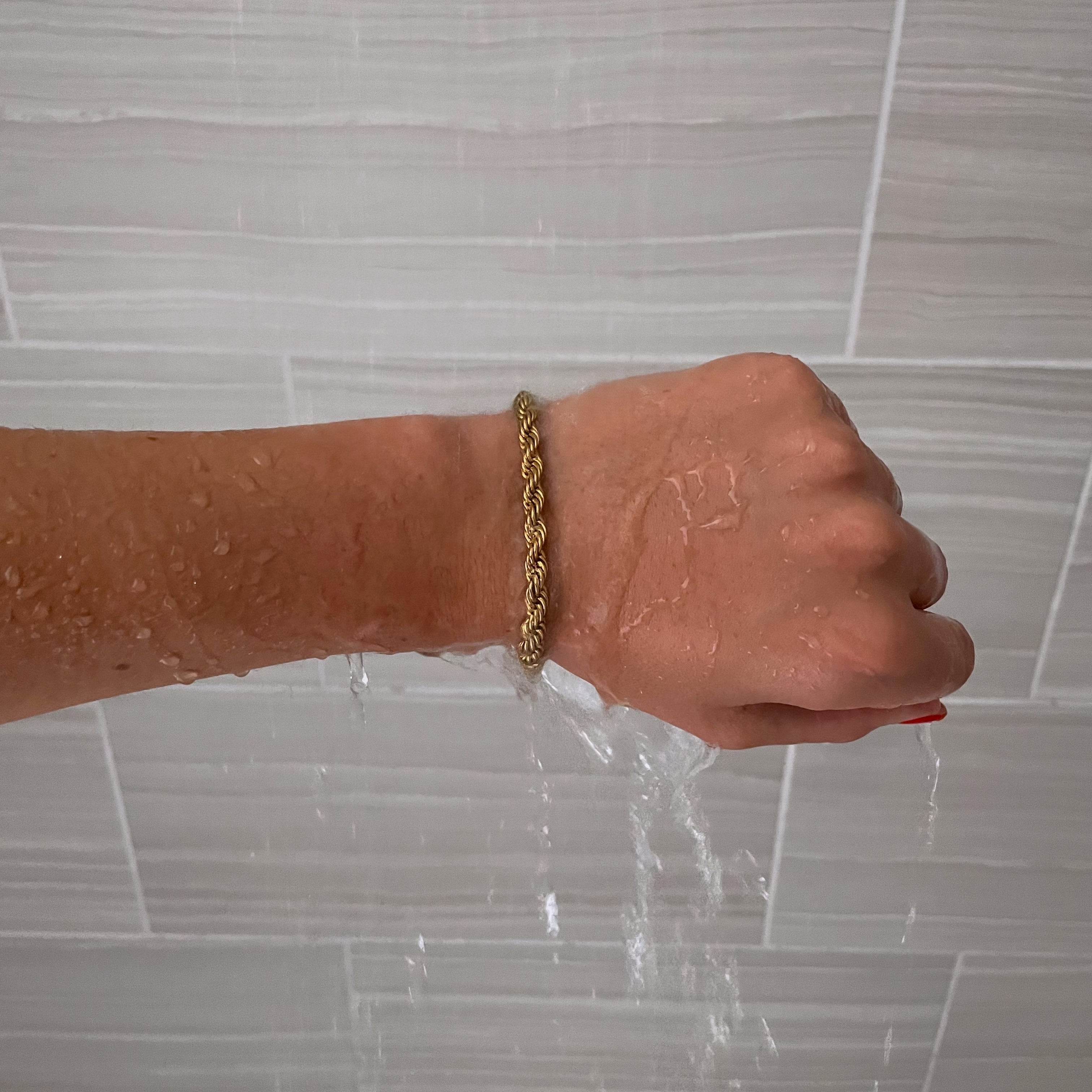 Mila – Pulsera trenzada de acero inoxidable