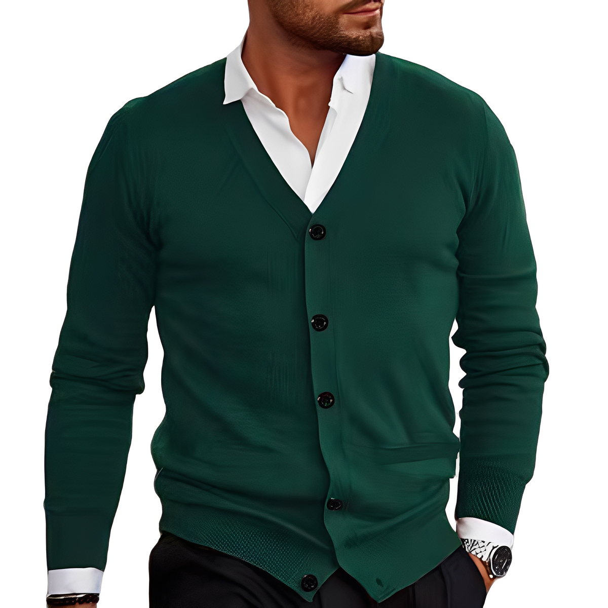 Holden - Chaqueta con botones cómoda y cálida