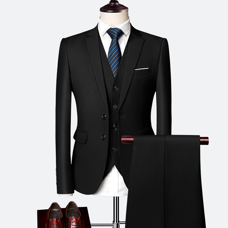 Norman - Moderno conjunto de traje de 3 piezas para hombres