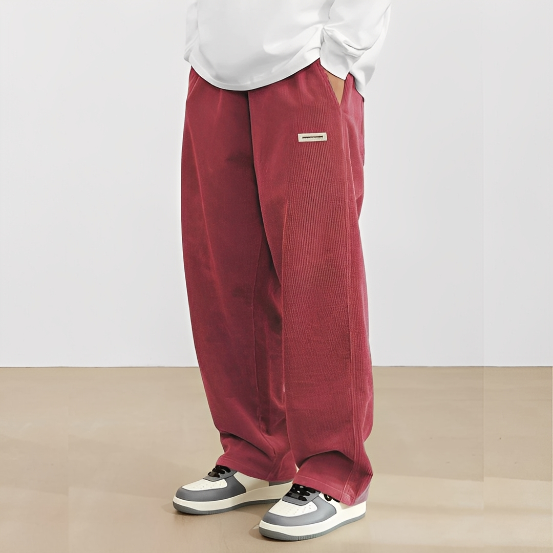 Dally - Pantalones de corte holgado en estilo moderno para hombres