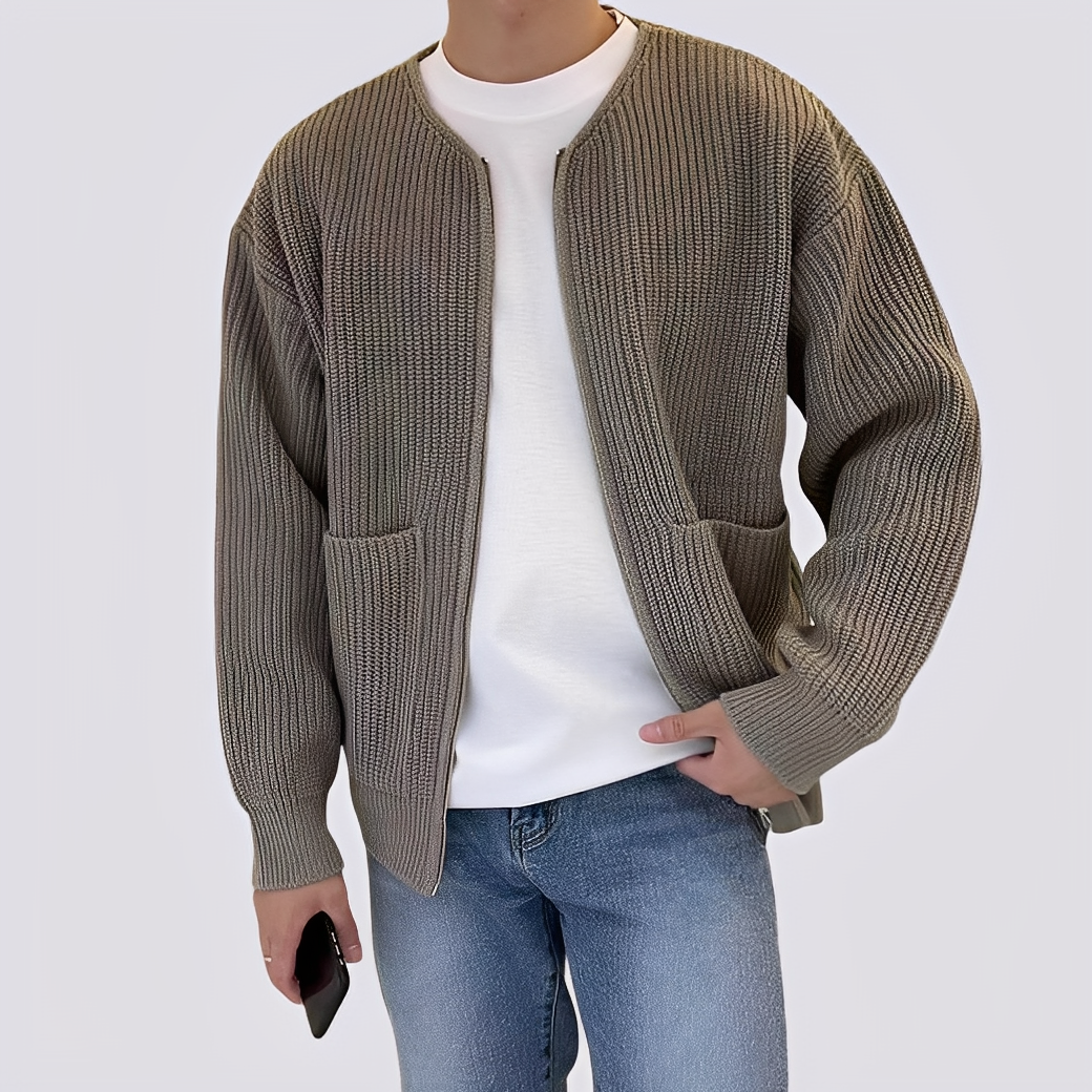 Willy - Chaqueta cómoda con cremallera
