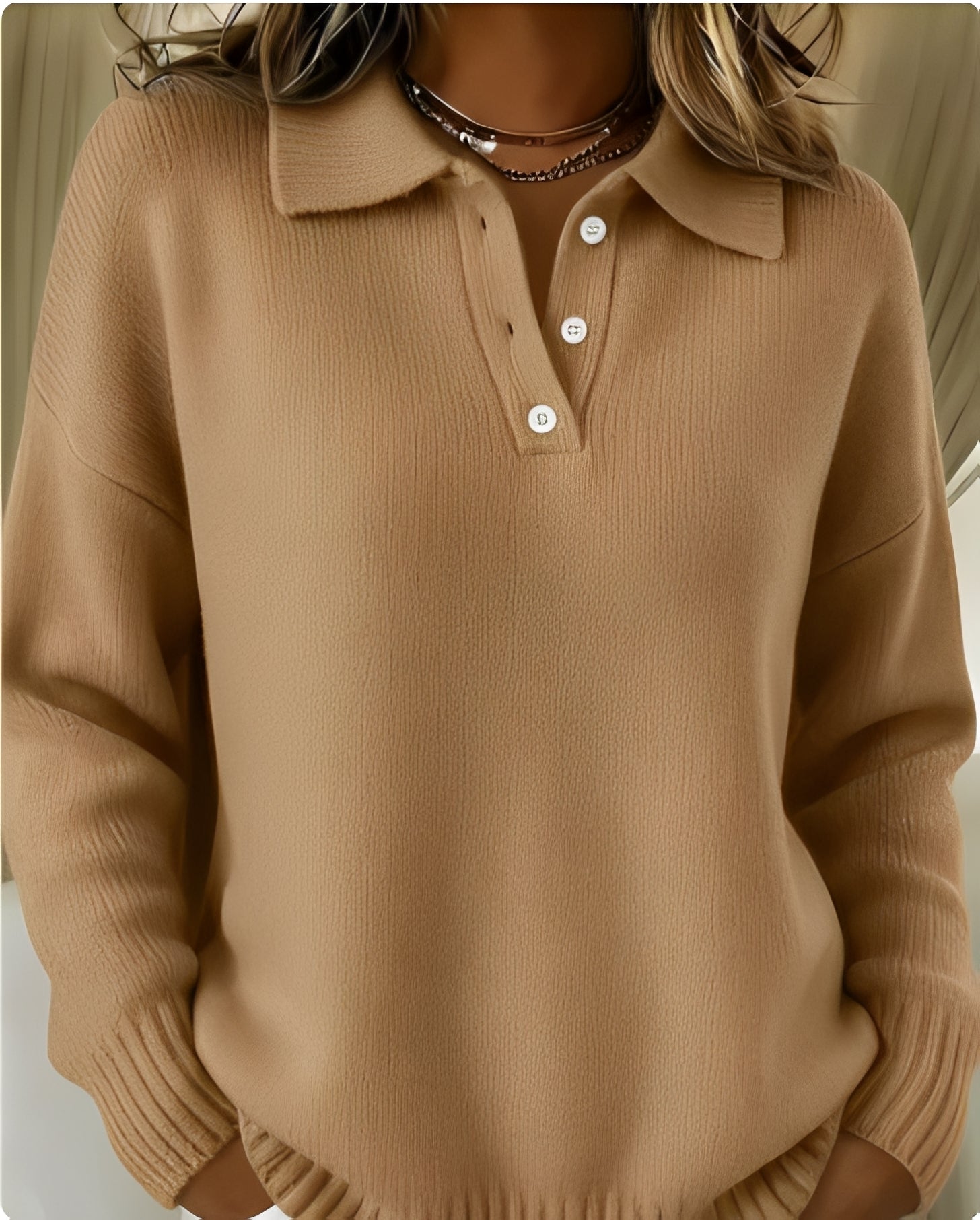 Yancy - Elegante cardigan holgada para mujeres