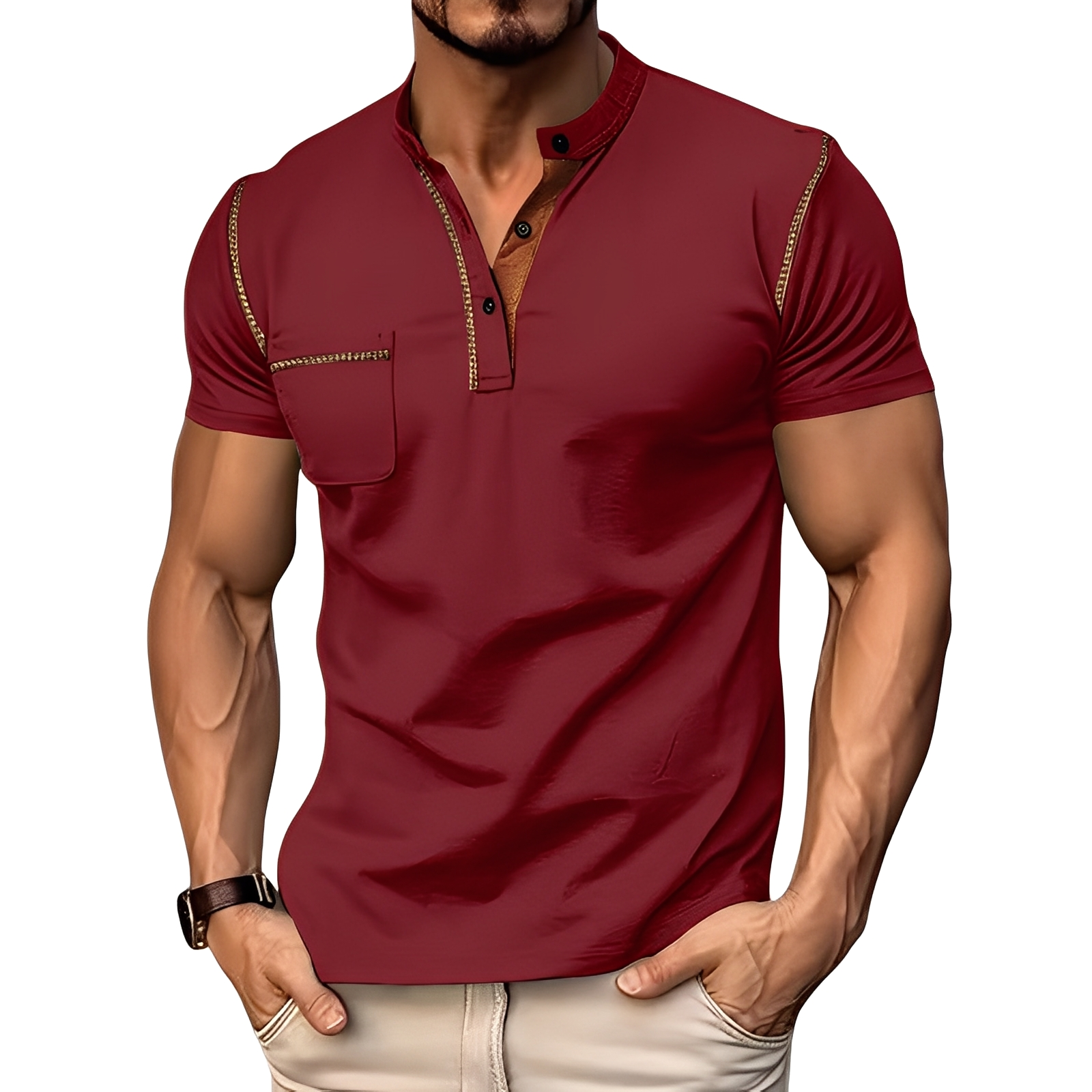 Brandon - Polo sofisticado