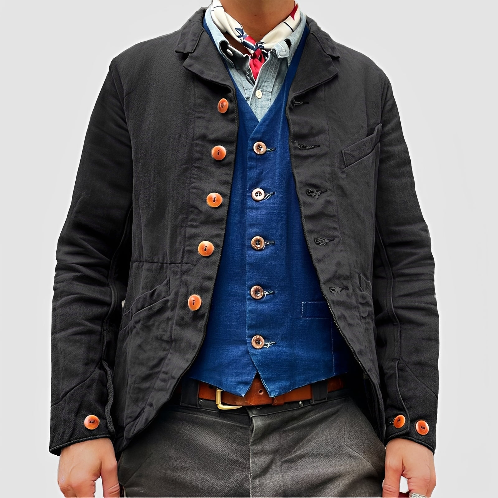 Rick - Chaqueta Casual con Múltiples Bolsillos