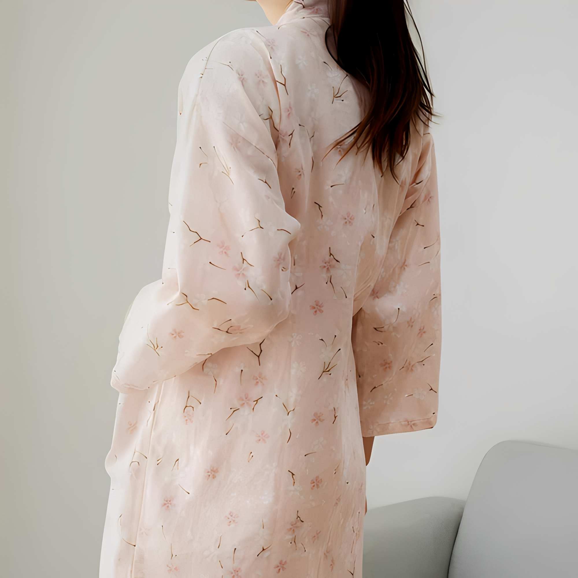 Renalyn - Vestido floral sofisticado para mujer