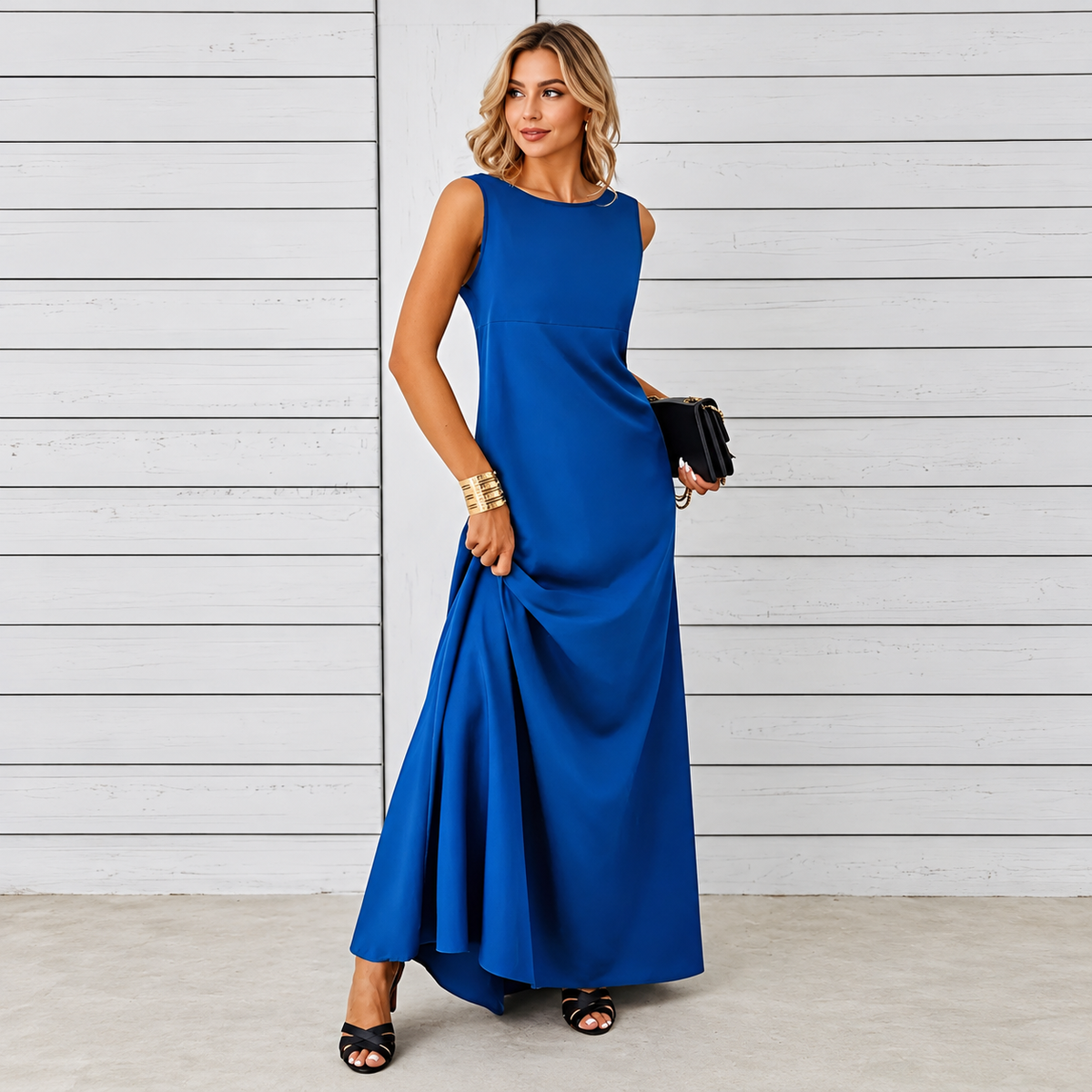 Saranna - Vestido Largo Estiloso para Mujeres