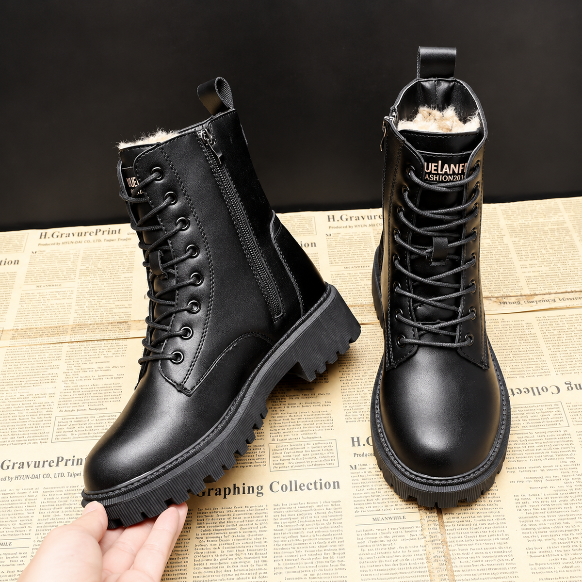 Delphine – Botas de invierno negras