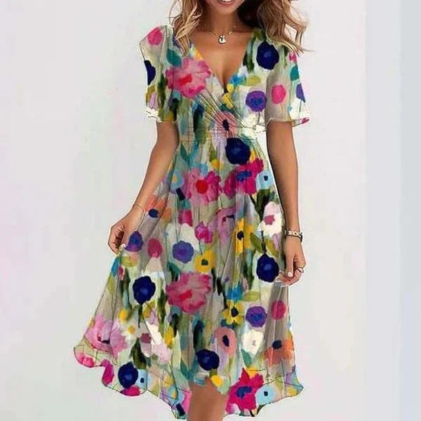 Connie – Elegante vestido envolvente para dama