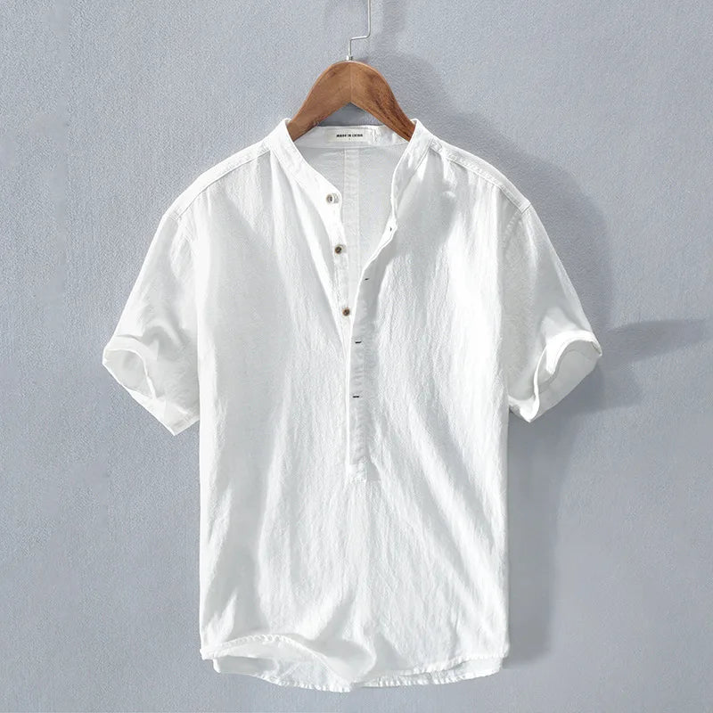 Asher - camisa corta con botones