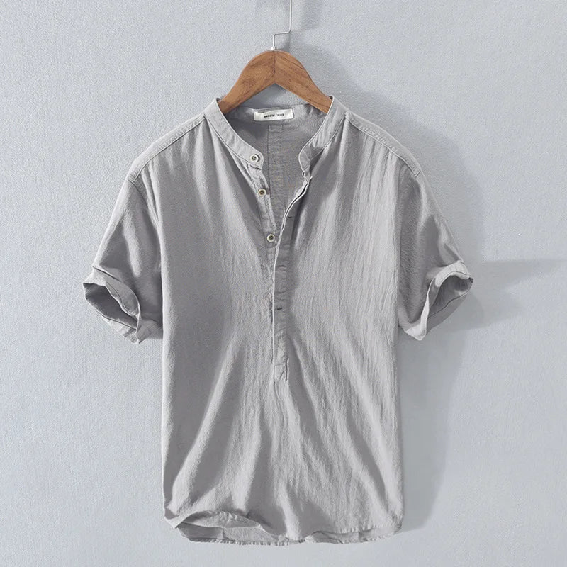 Asher - camisa corta con botones