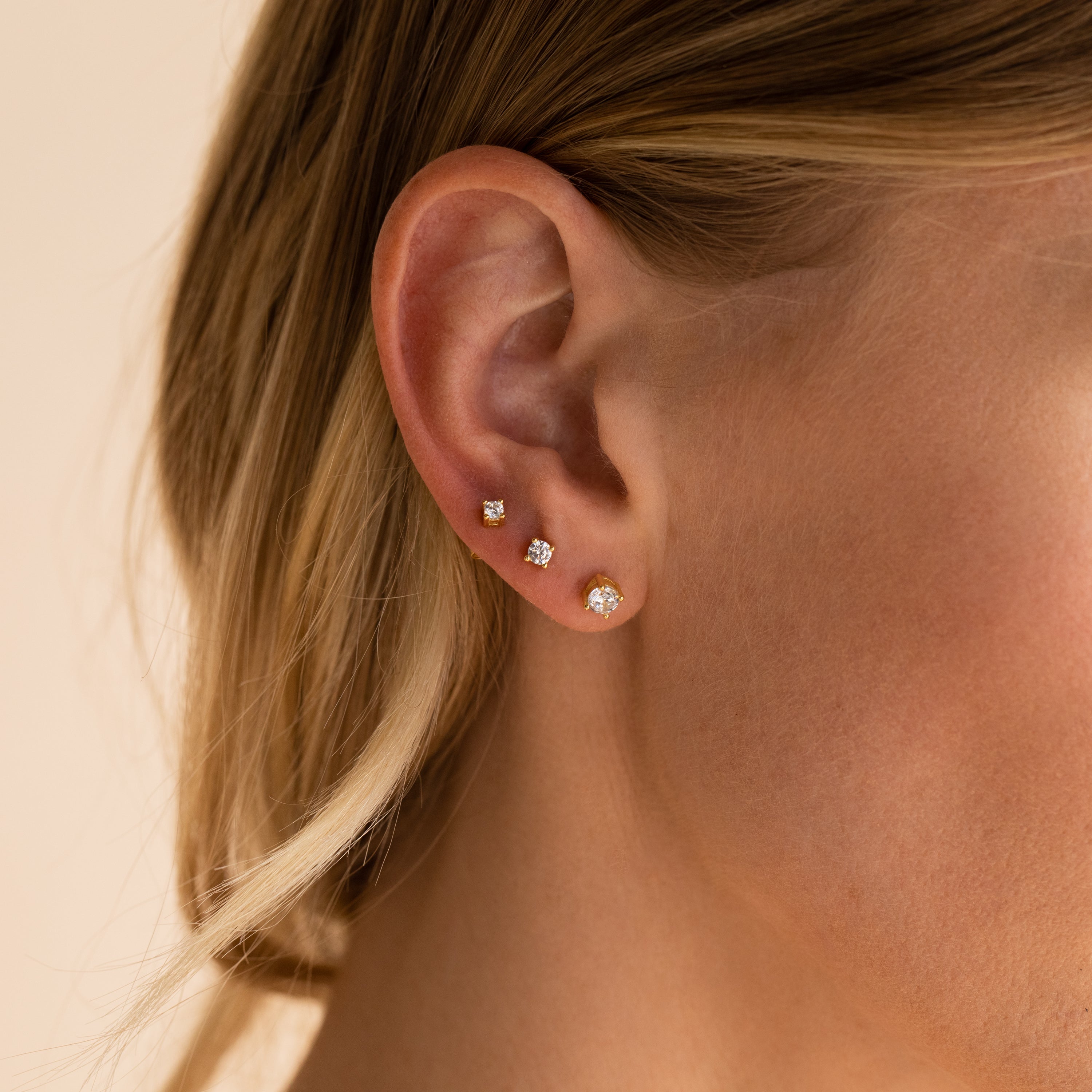 Booker – Conjunto de pendientes de diamante