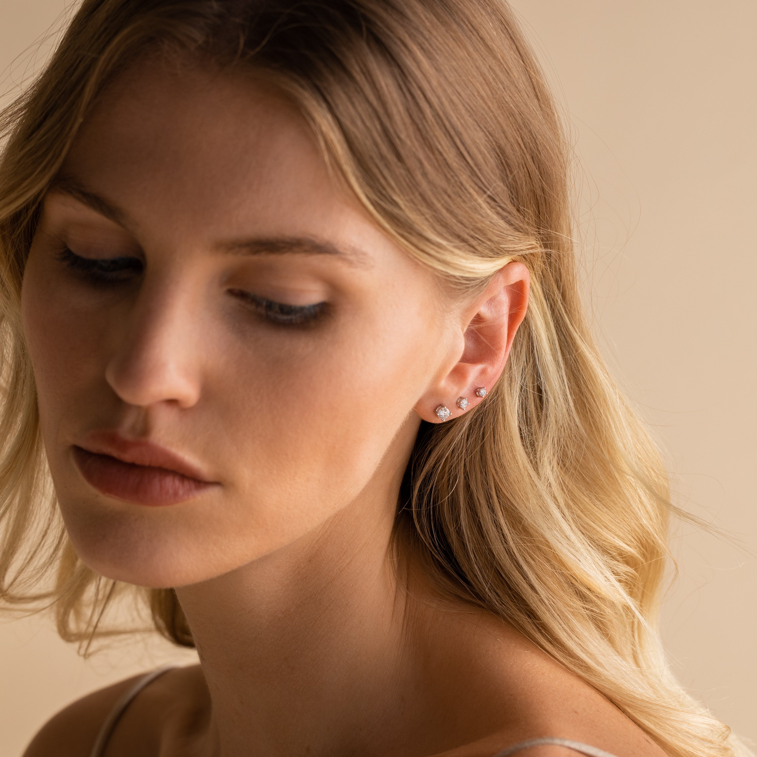 Booker – Conjunto de pendientes de diamante