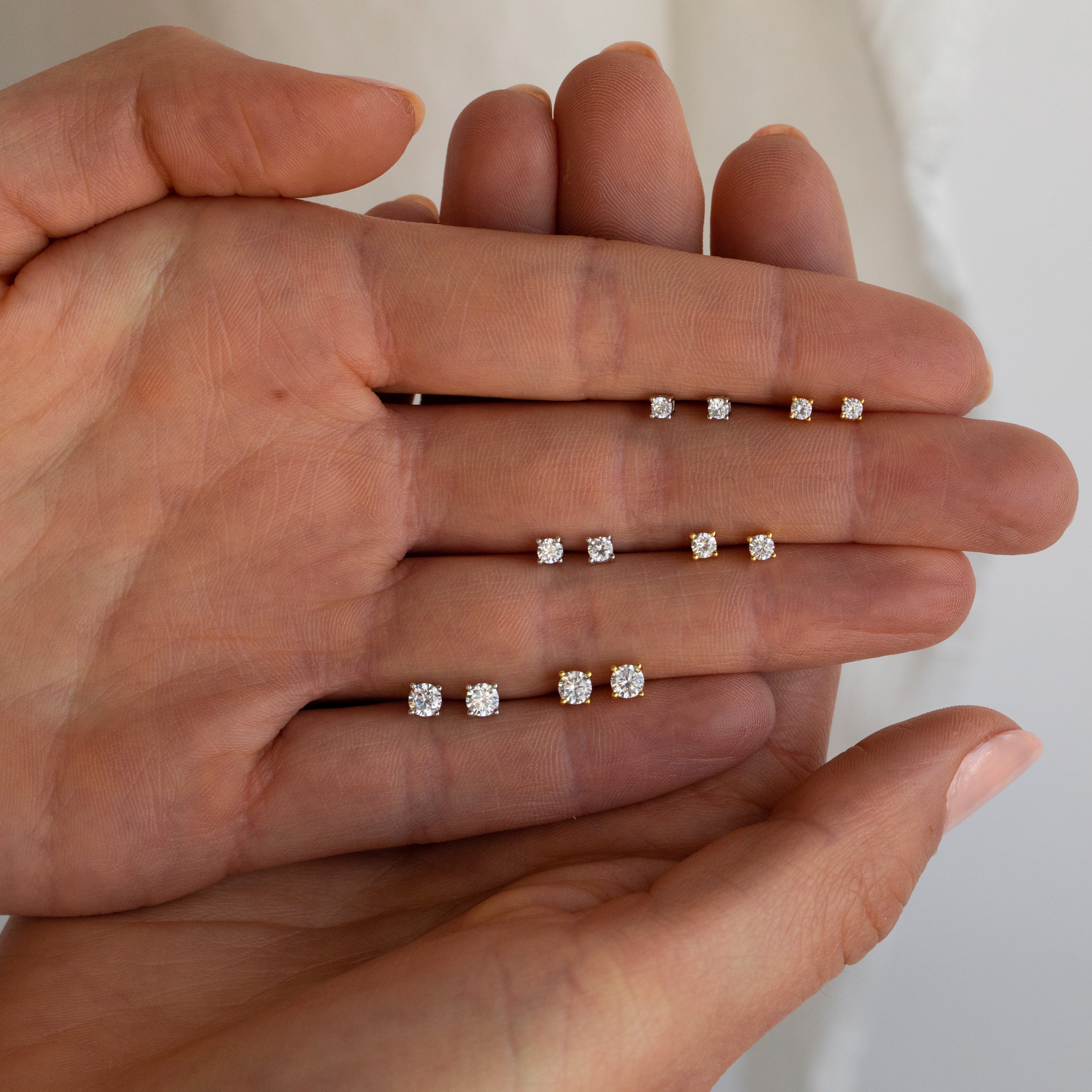 Booker – Conjunto de pendientes de diamante
