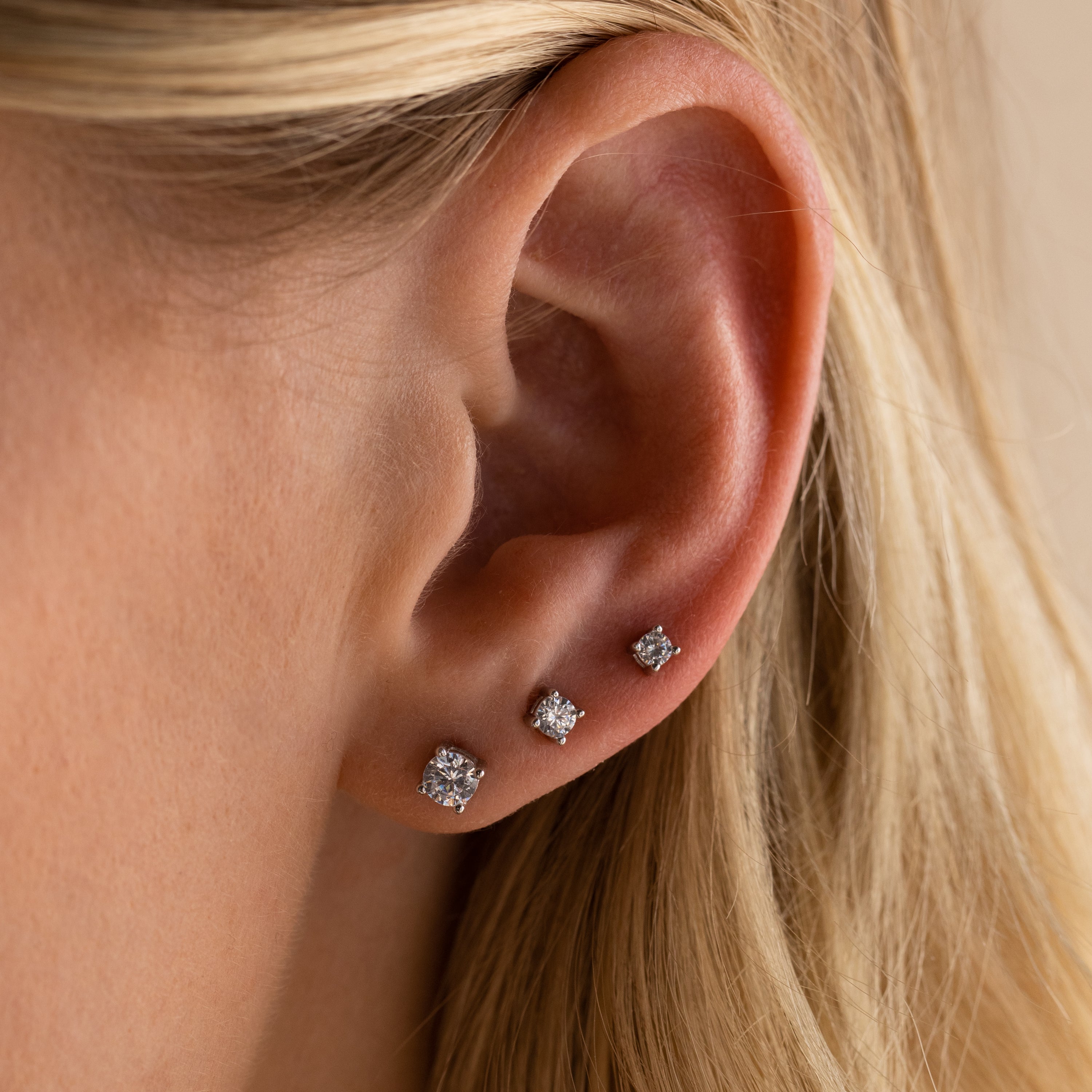 Booker – Conjunto de pendientes de diamante
