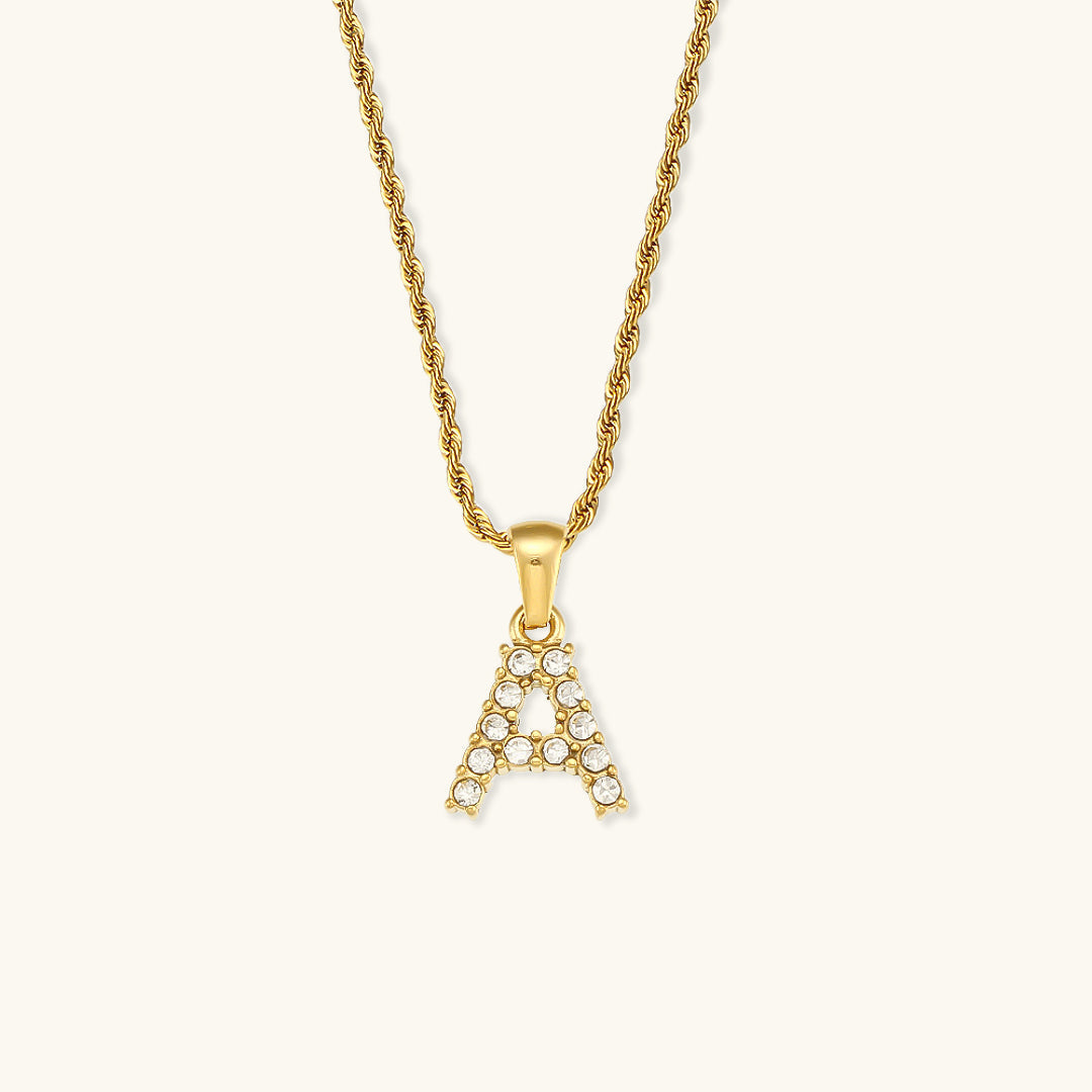 Maeve - Collar de diamantes con iniciales