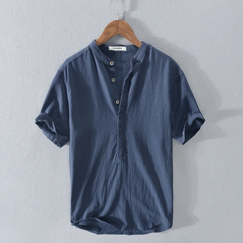 Asher - camisa corta con botones