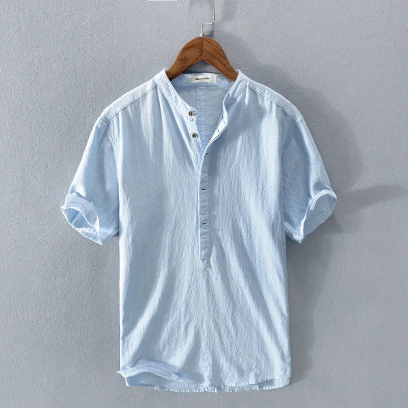 Asher - camisa corta con botones