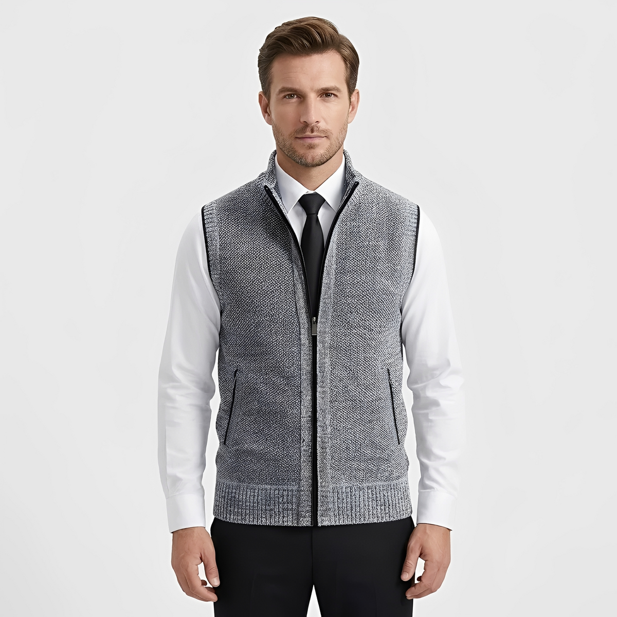 Damion - Chaqueta cálida con cremallera