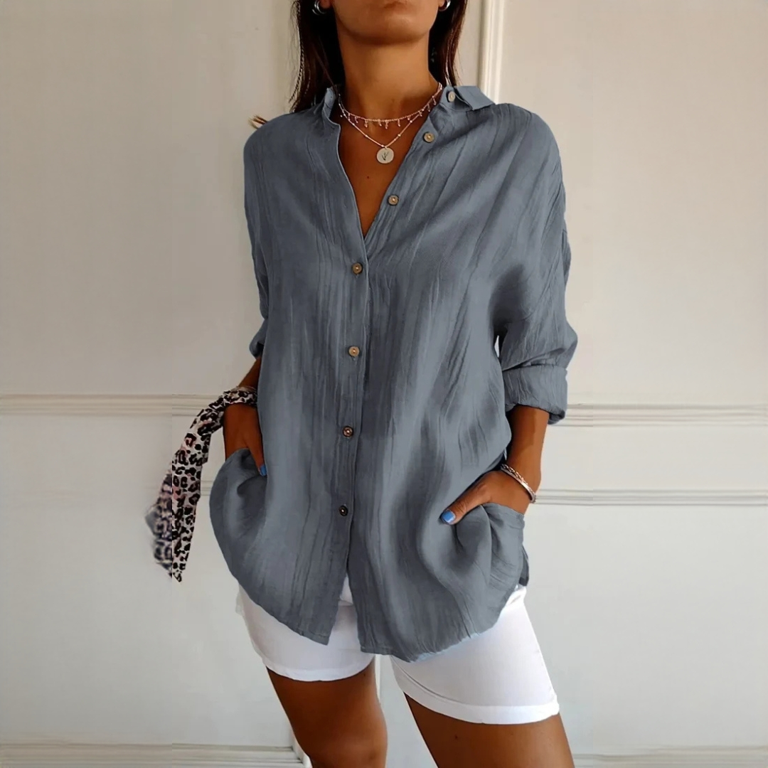Xaelle - Camisa elegante con botones