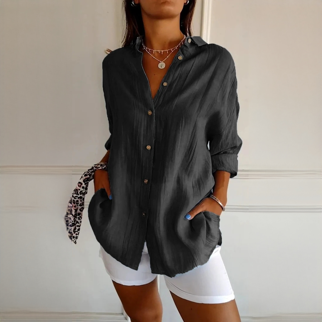 Xaelle - Camisa elegante con botones