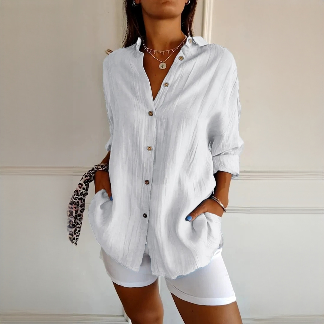 Xaelle - Camisa elegante con botones