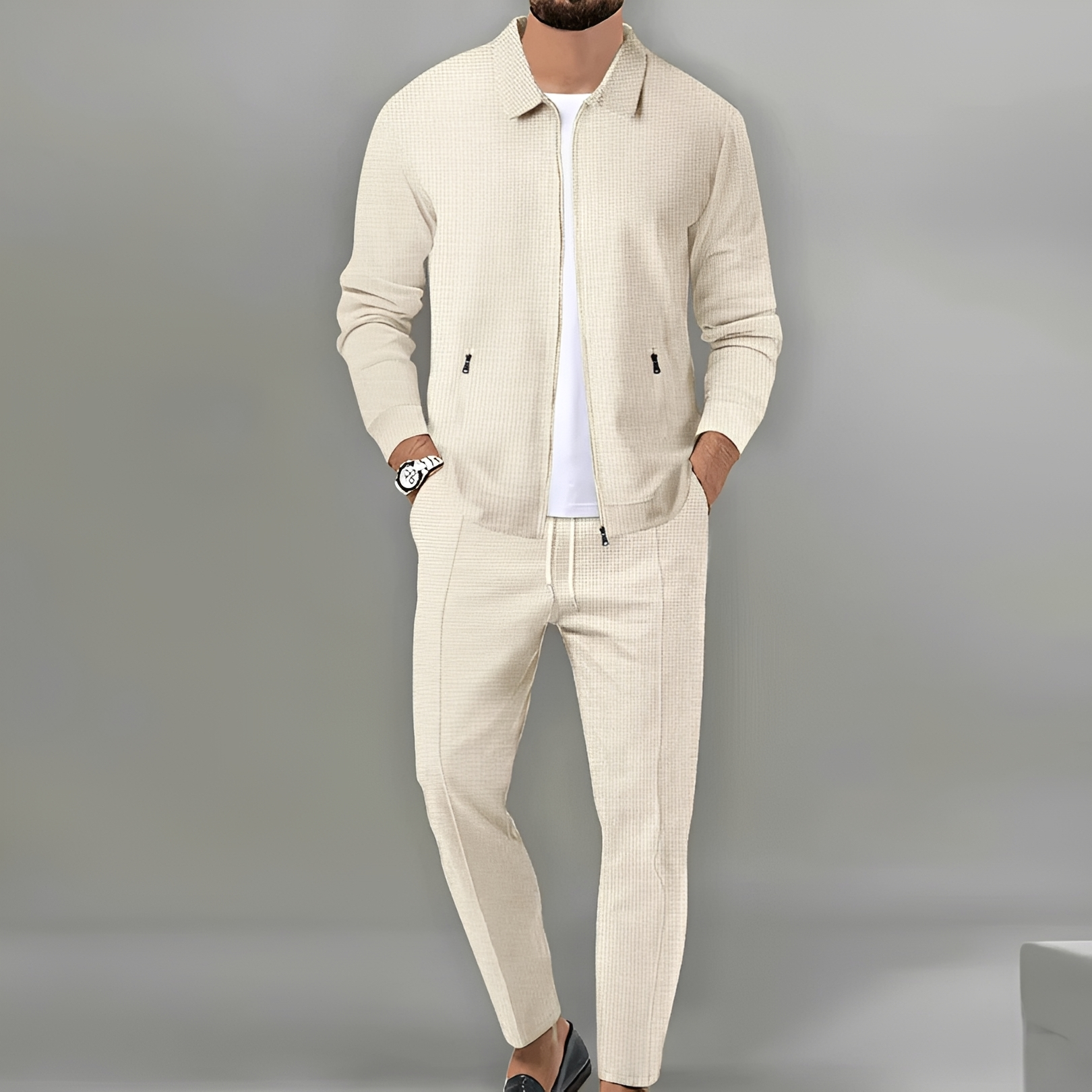Alvin - Conjunto de pantalones elegante y cómodo