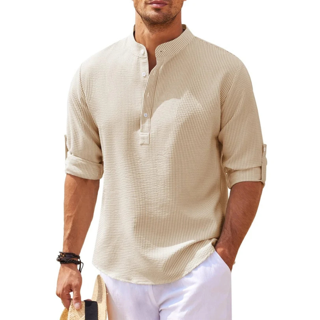 Cormac - Playera de manga larga casual