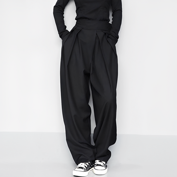 Marisa - Pantalones estilosos de pierna ancha