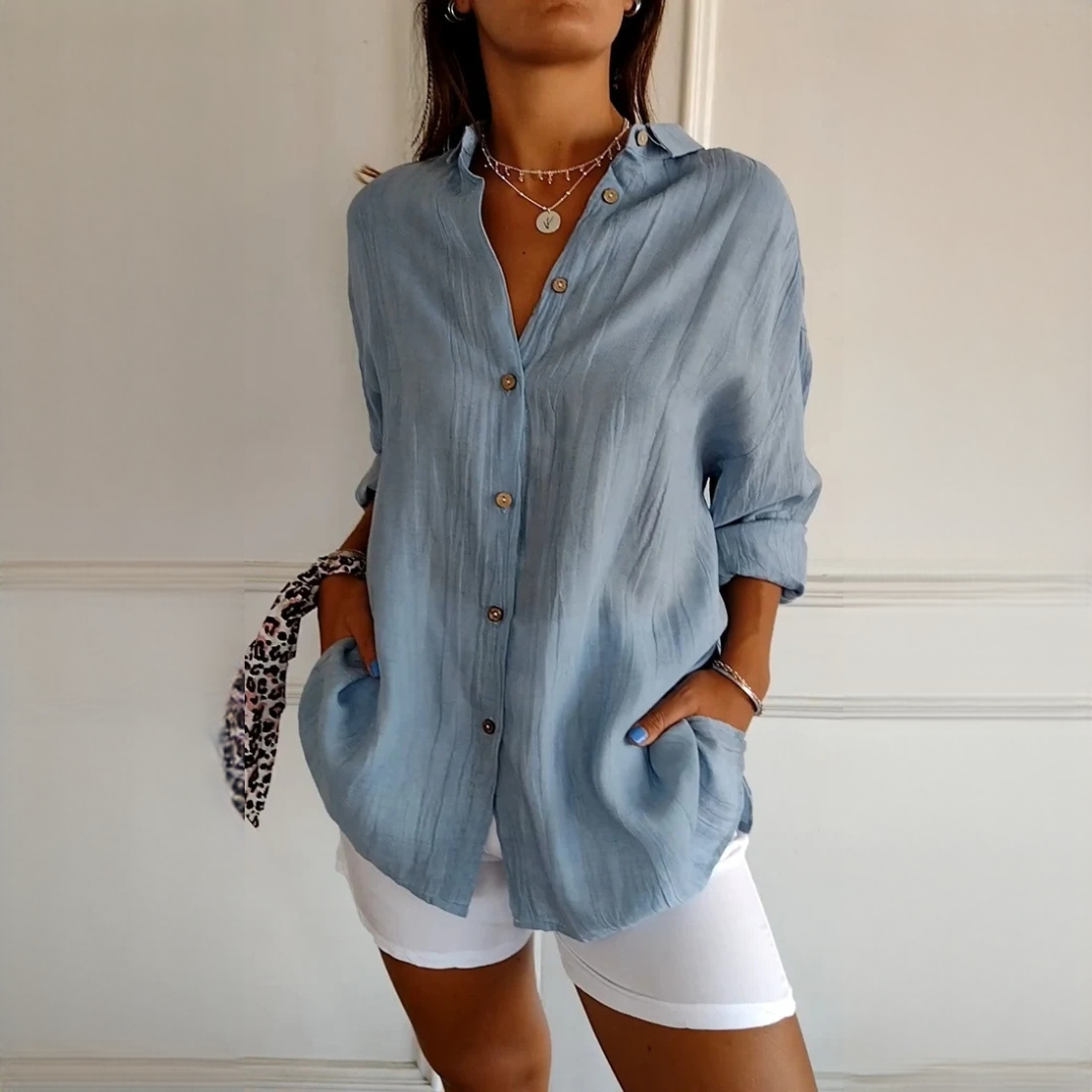 Xaelle - Camisa elegante con botones