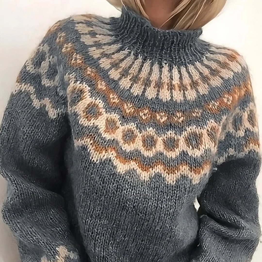 Oona - Suéter de cuello alto elegante y cálido
