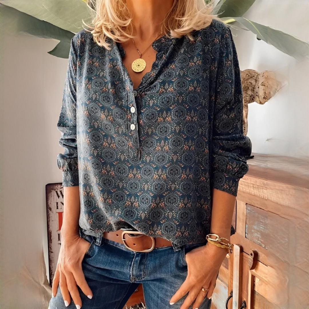 Adelinde - Top vintage elegante