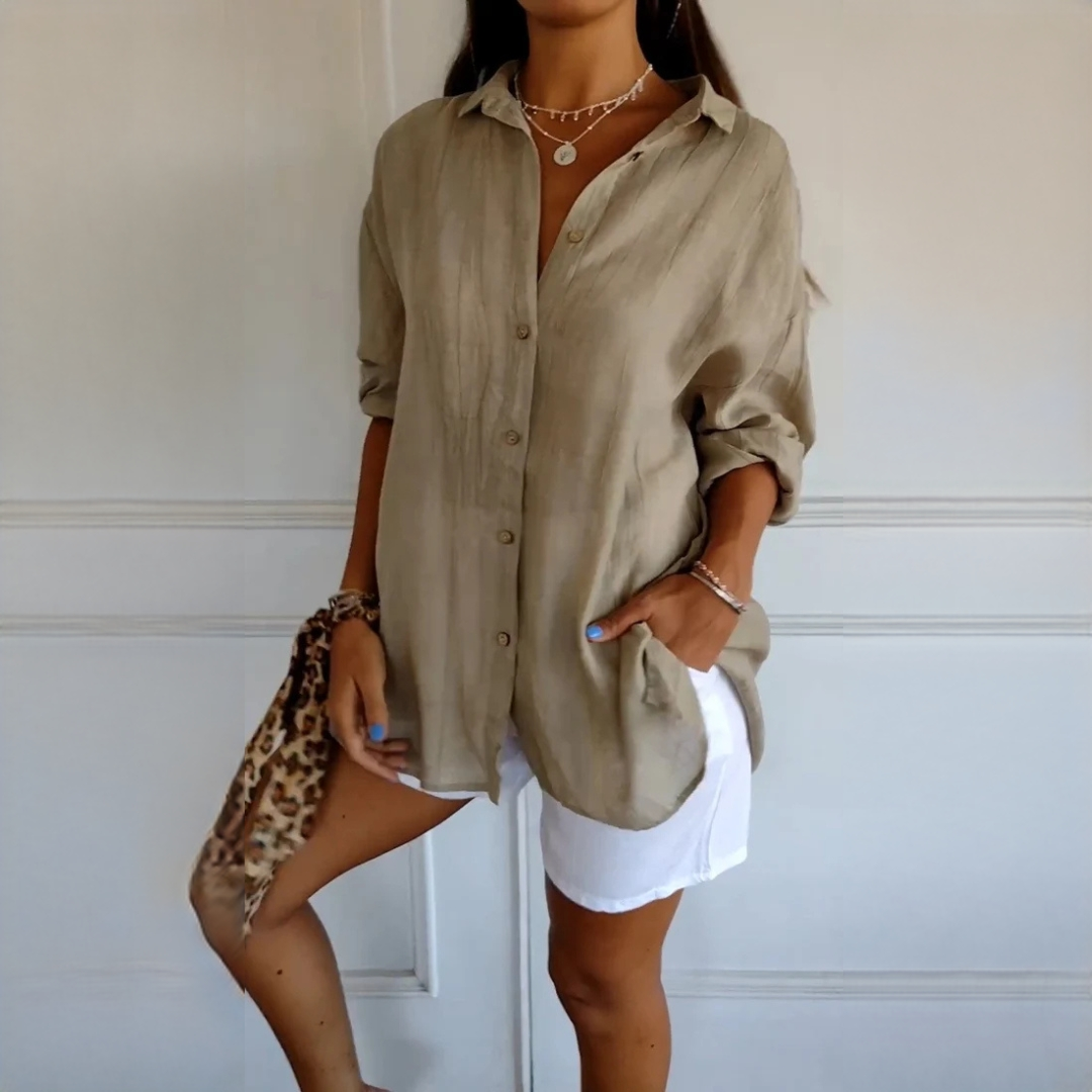 Xaelle - Camisa elegante con botones