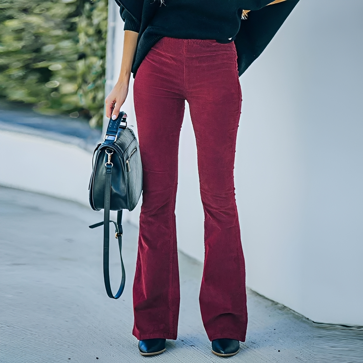 Walker - Elegantes pantalones de pierna ancha