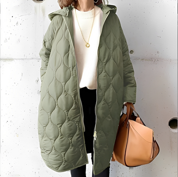 Krystine - Chaqueta acogedora con capucha
