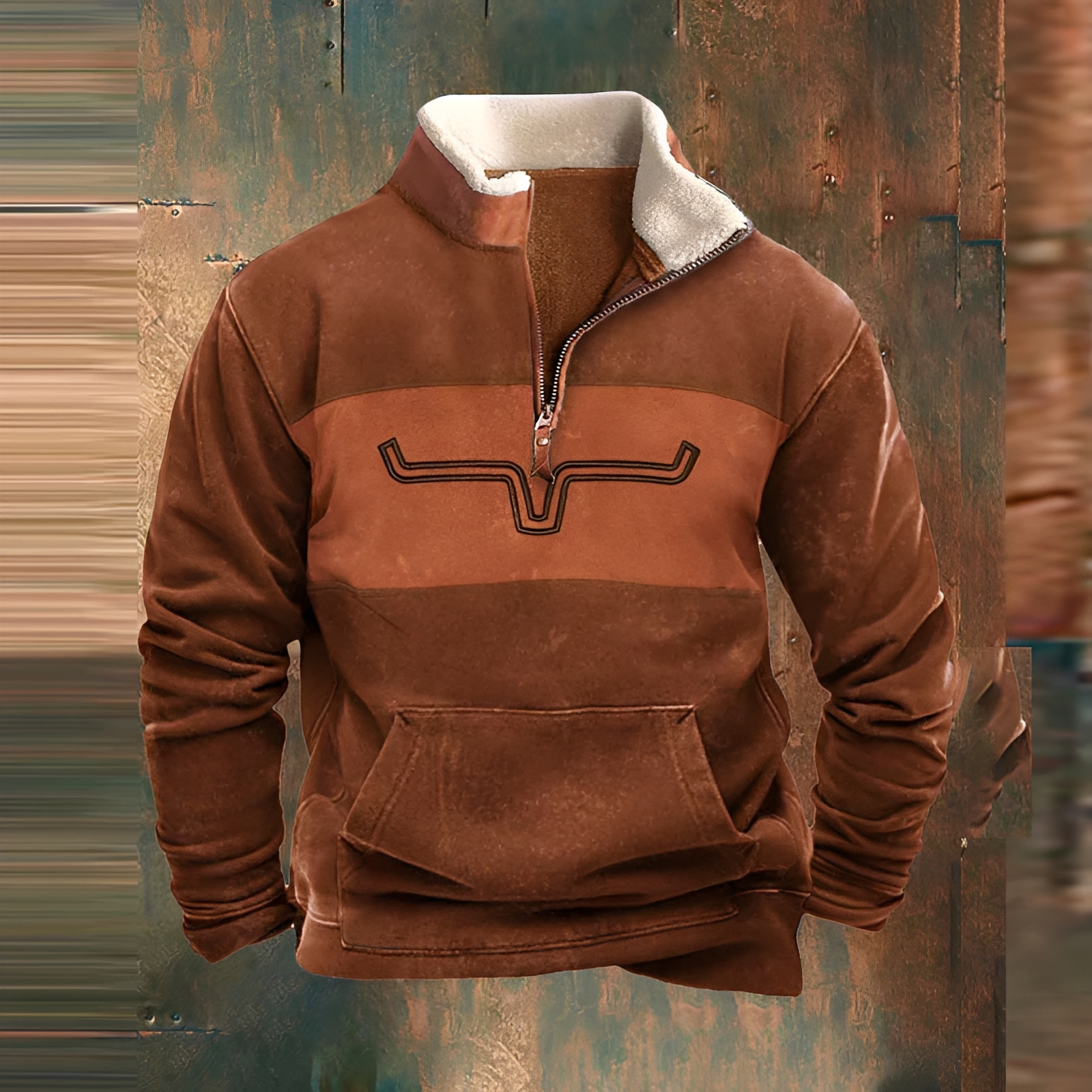 Celio - Chaqueta elegante con media cremallera