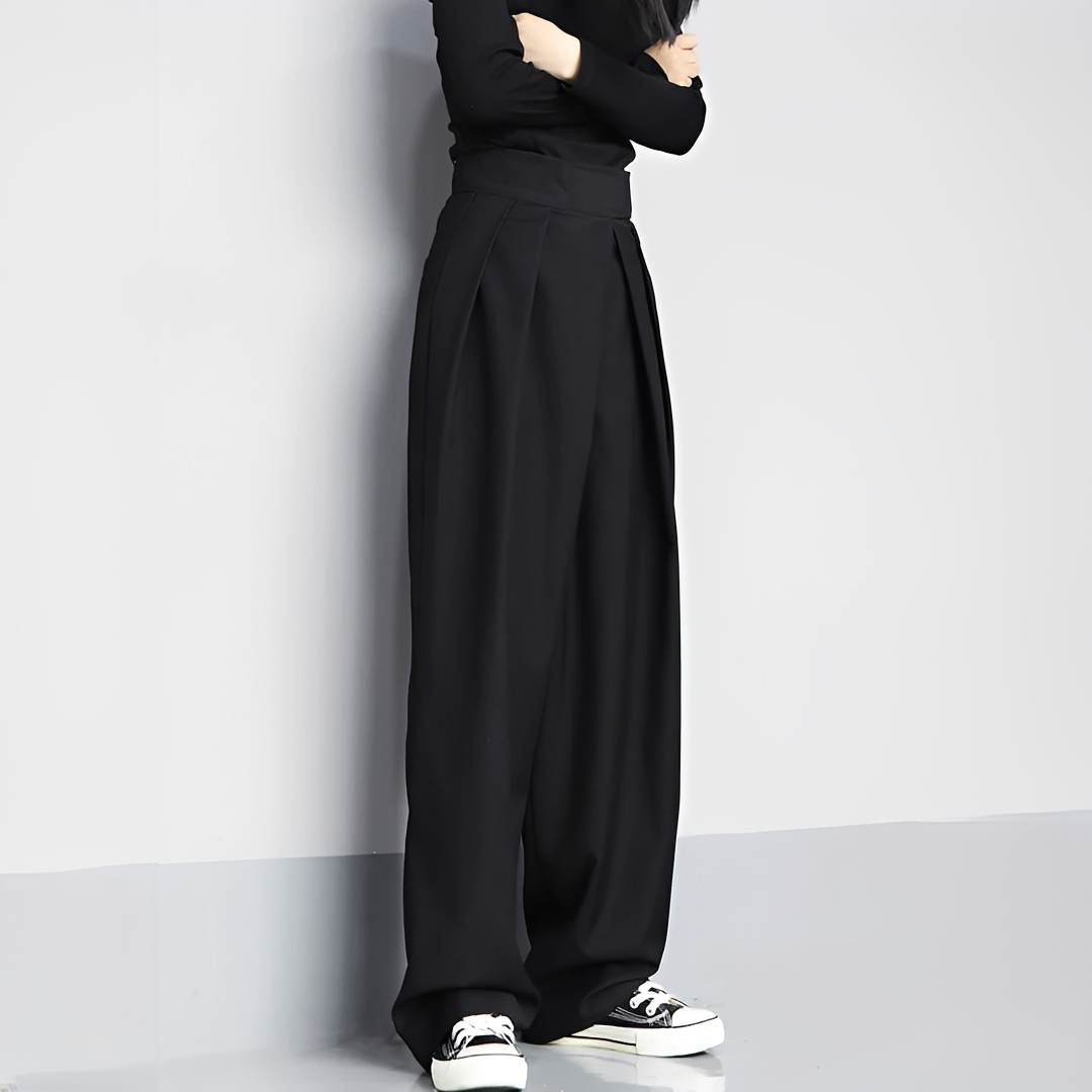 Marisa - Pantalones estilosos de pierna ancha