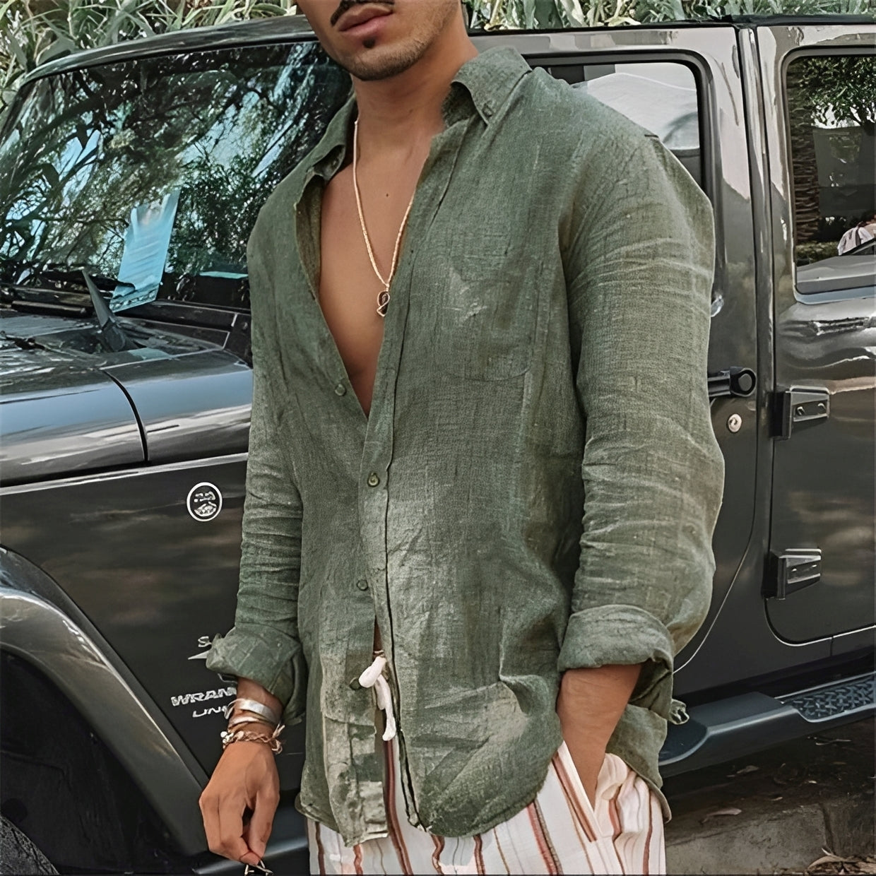 Harlo - Camiseta de manga larga confortable
