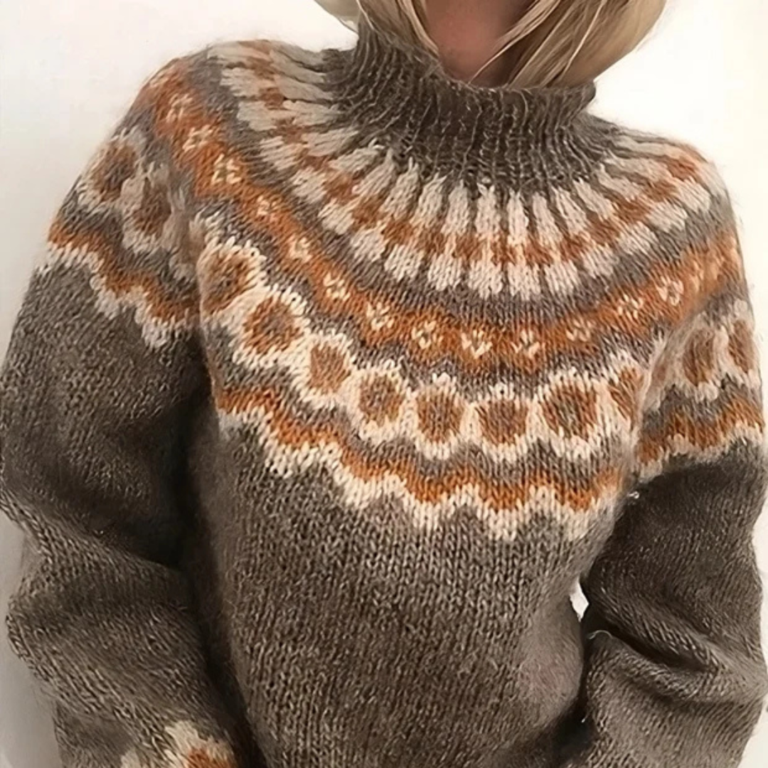 Oona - Suéter de cuello alto elegante y cálido