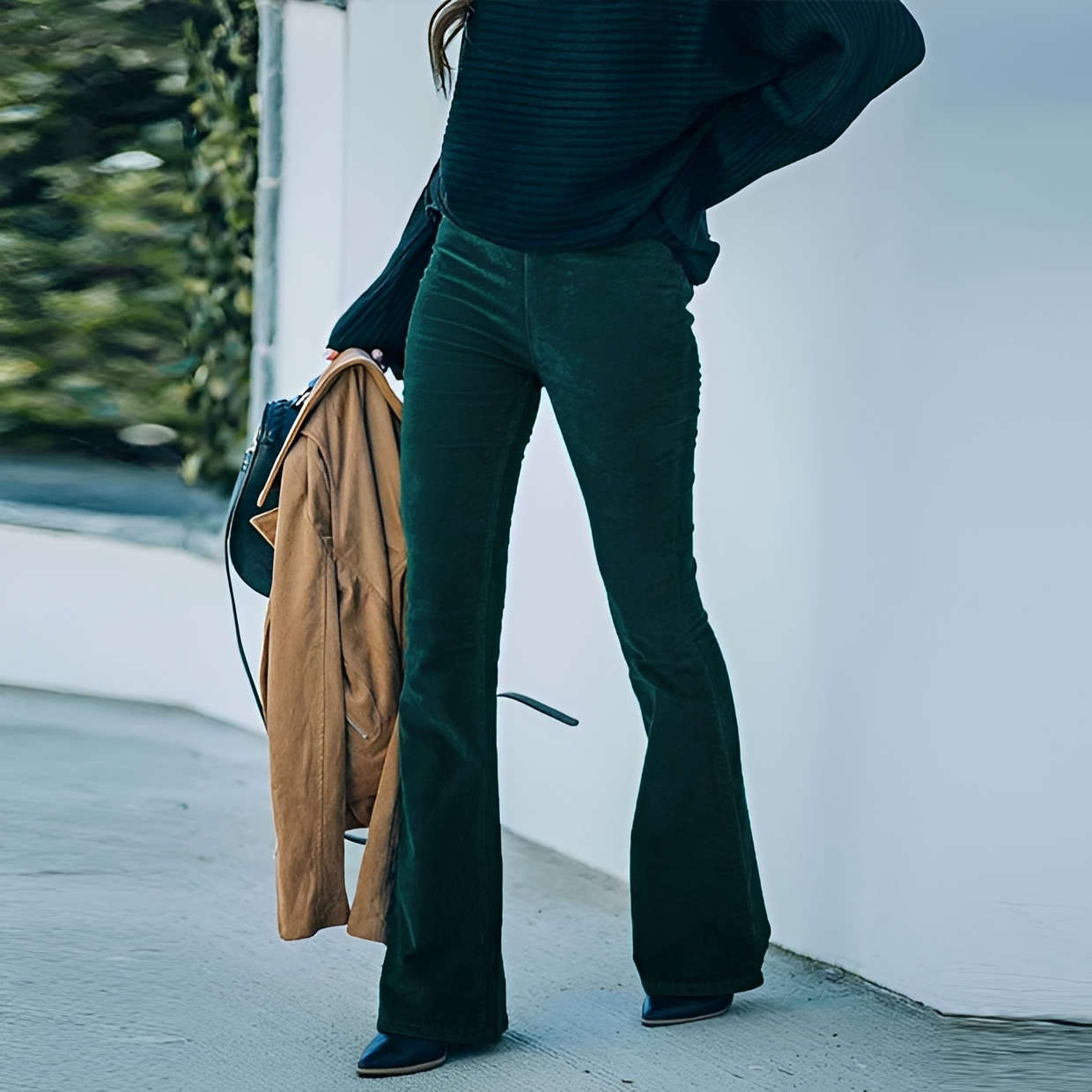 Walker - Elegantes pantalones de pierna ancha