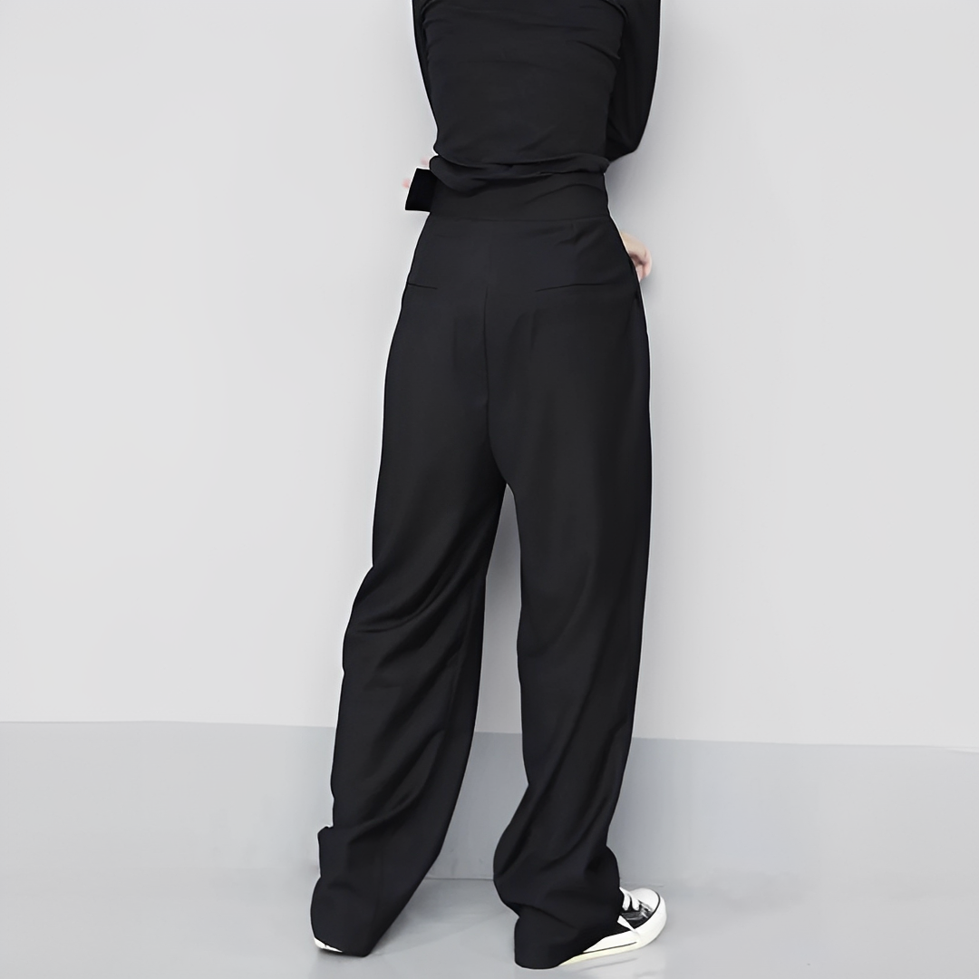 Marisa - Pantalones estilosos de pierna ancha