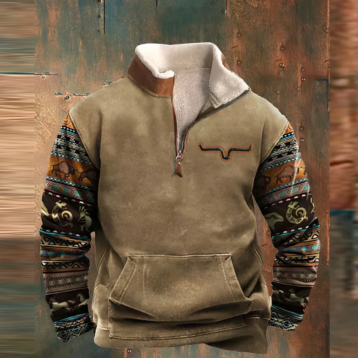 Celio - Chaqueta elegante con media cremallera