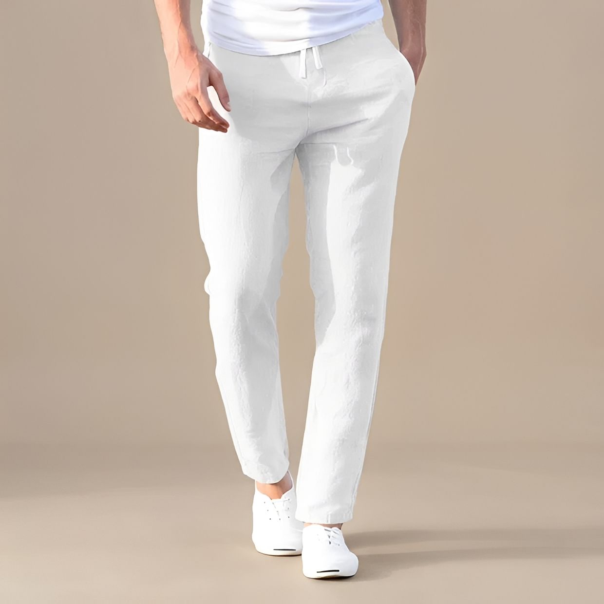 Immanuel - Pantalones cómodos con cordón