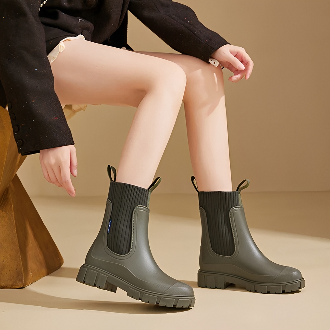 Claire - Botas cómodas e impermeables para la lluvia