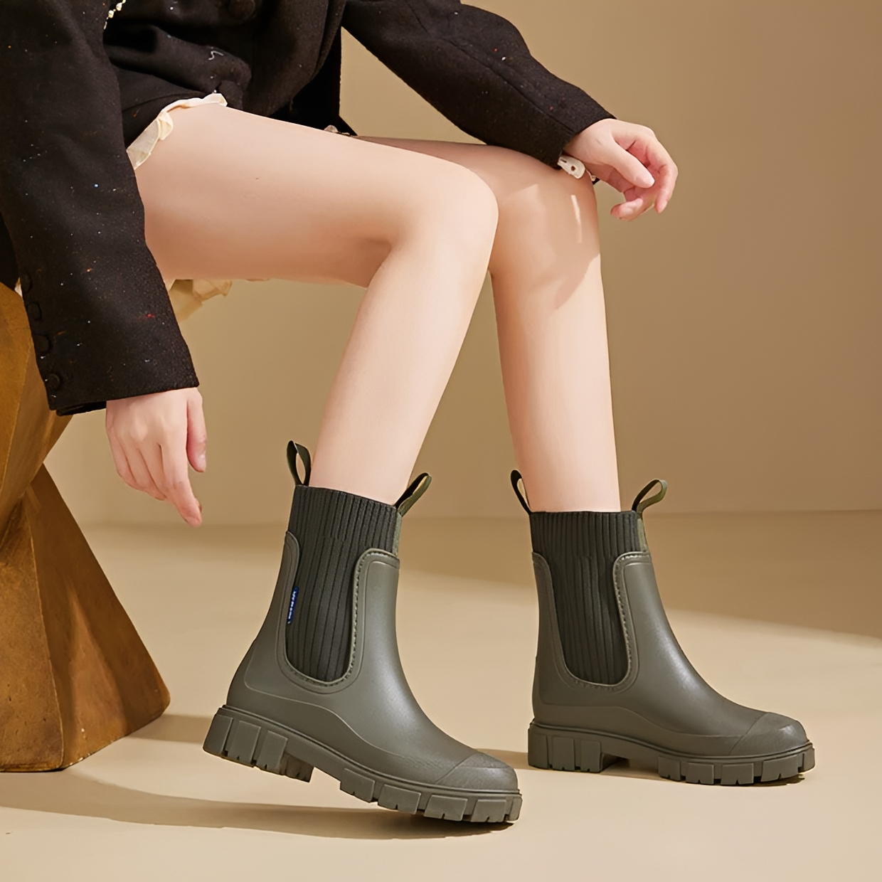 Claire - Botas cómodas e impermeables para la lluvia