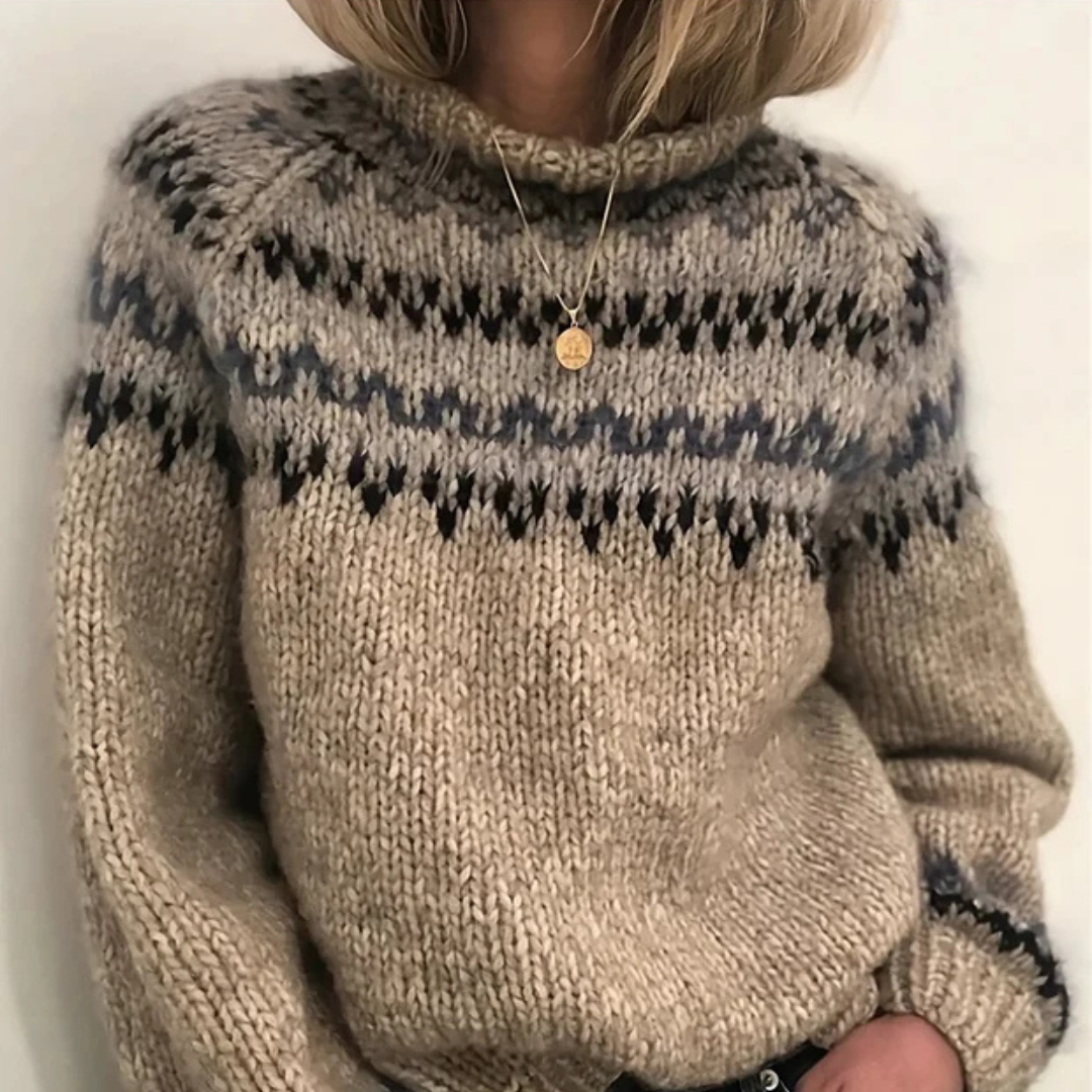 Oona - Suéter de cuello alto elegante y cálido