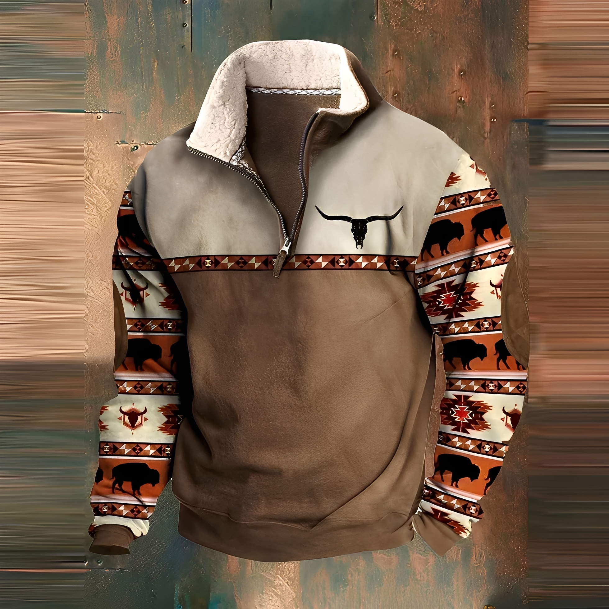 Kenton - Chaqueta vintage de estilo acogedor