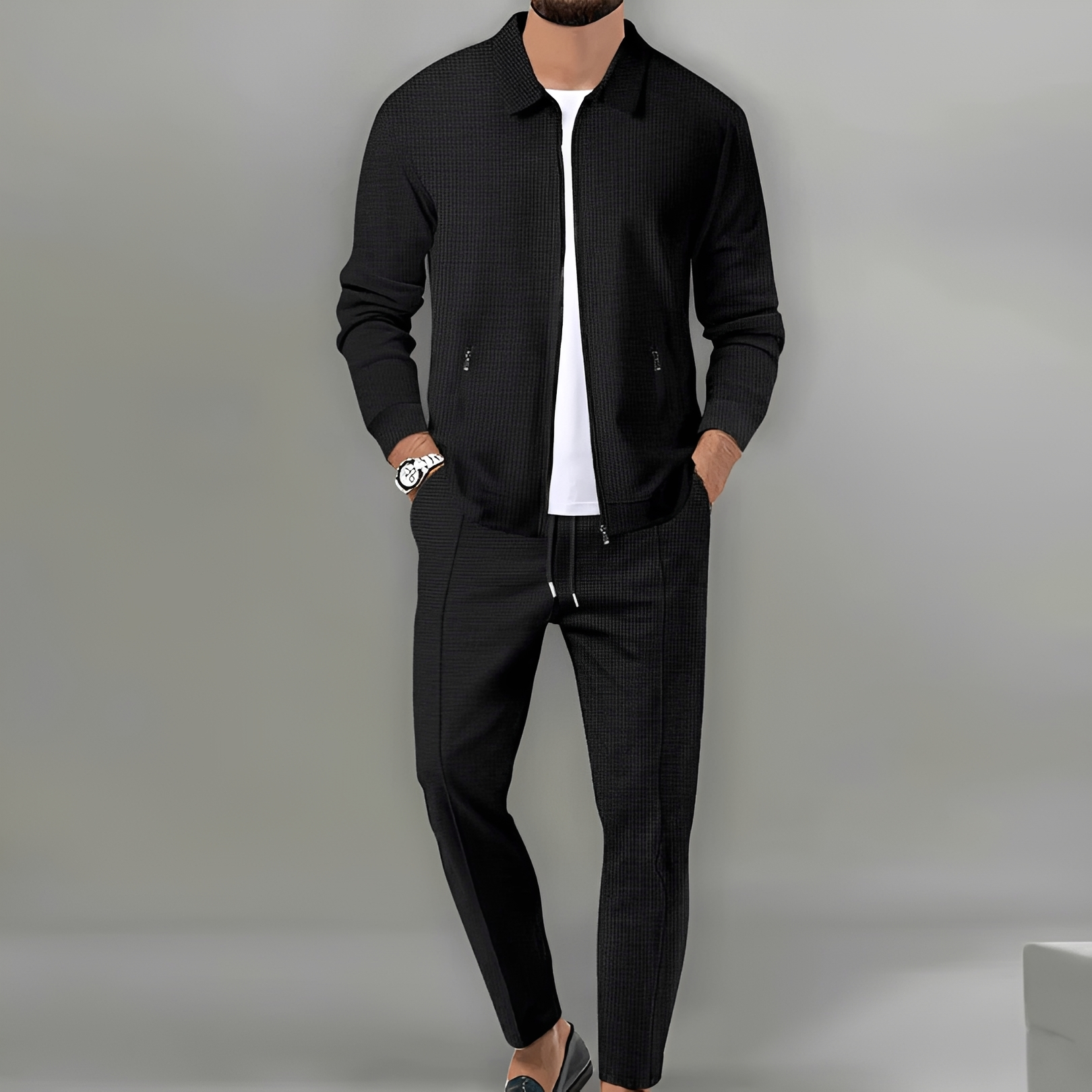 Alvin - Conjunto de pantalones elegante y cómodo