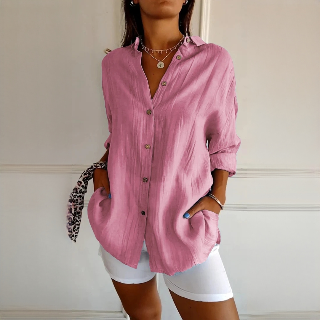 Xaelle - Camisa elegante con botones
